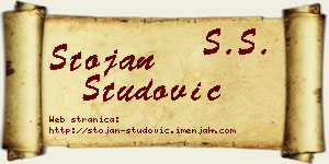Stojan Studović vizit kartica